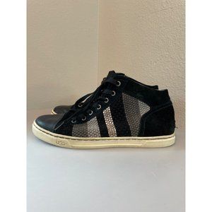 Ugg Shoes Metallic Taylah Woven Suede High Top Sneaker